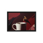 KILN — Framed Canvas, Black, 12×18