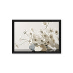 ALDER — Framed Canvas, Black, 12×18