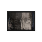 BARRIER — Framed Canvas, Black, 12×18
