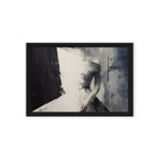 FIGURE — Framed Canvas, Black, 12×18