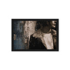 CORRIDOR — Framed Canvas, Black, 12×18