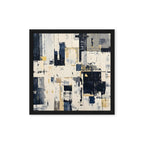 Printful official Framed Canvas mockup - Black / 16″×16″