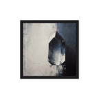 CHIP — Framed Canvas, Black, 16×16