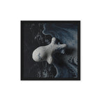 ASTEROID — Framed Canvas, Black, 16×16
