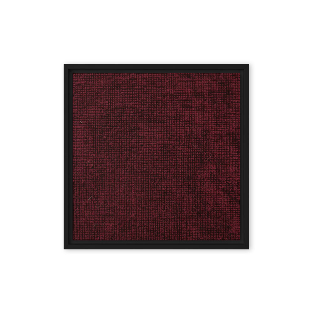 PRIORAT — Framed Canvas, Black, 16×16