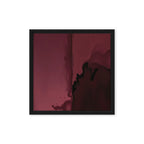 CARINENA — Framed Canvas, Black, 16×16