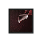 CRU — Framed Canvas, Black, 16×16