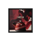 CARAFE — Framed Canvas, Black, 16×16
