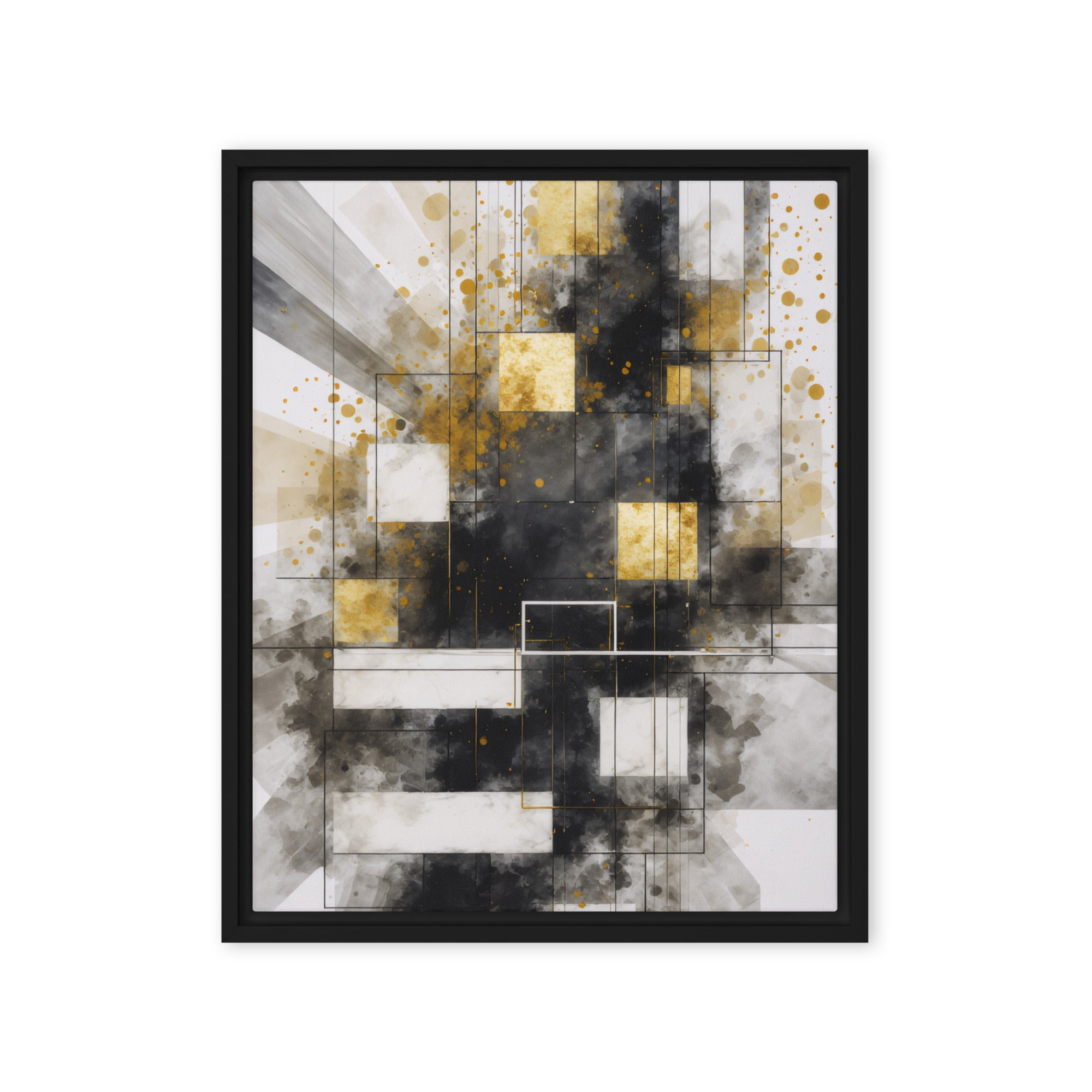 Oriana framed canvas print image for product listing in brown frame, 16 x 20 inch universal size