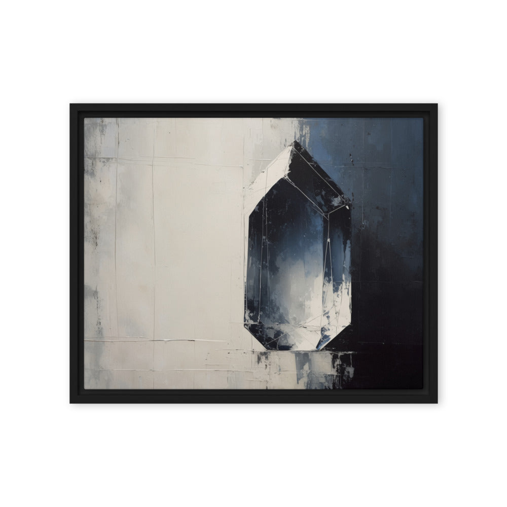 CHIP — Framed Canvas, Black, 16×20