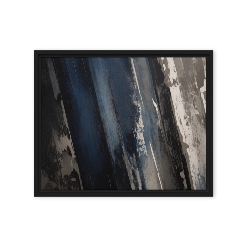 DRAG — Framed Canvas, Black, 16×20