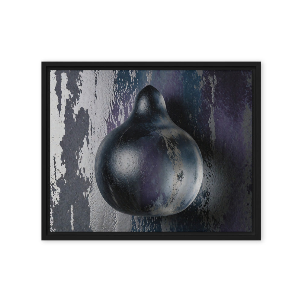 DROP — Framed Canvas, Black, 16×20