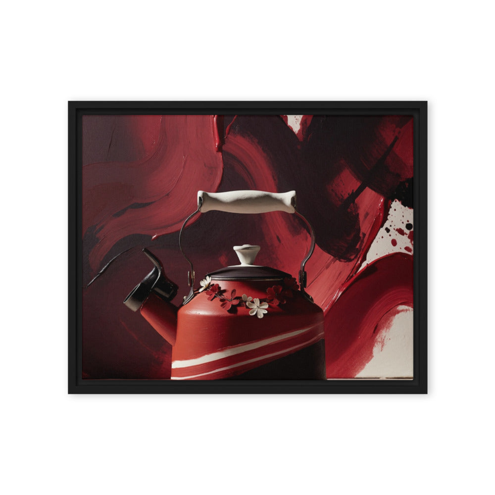 CARAFE — Framed Canvas, Black, 16×20