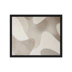 JACQUARD — Framed Canvas, Black, 16×20