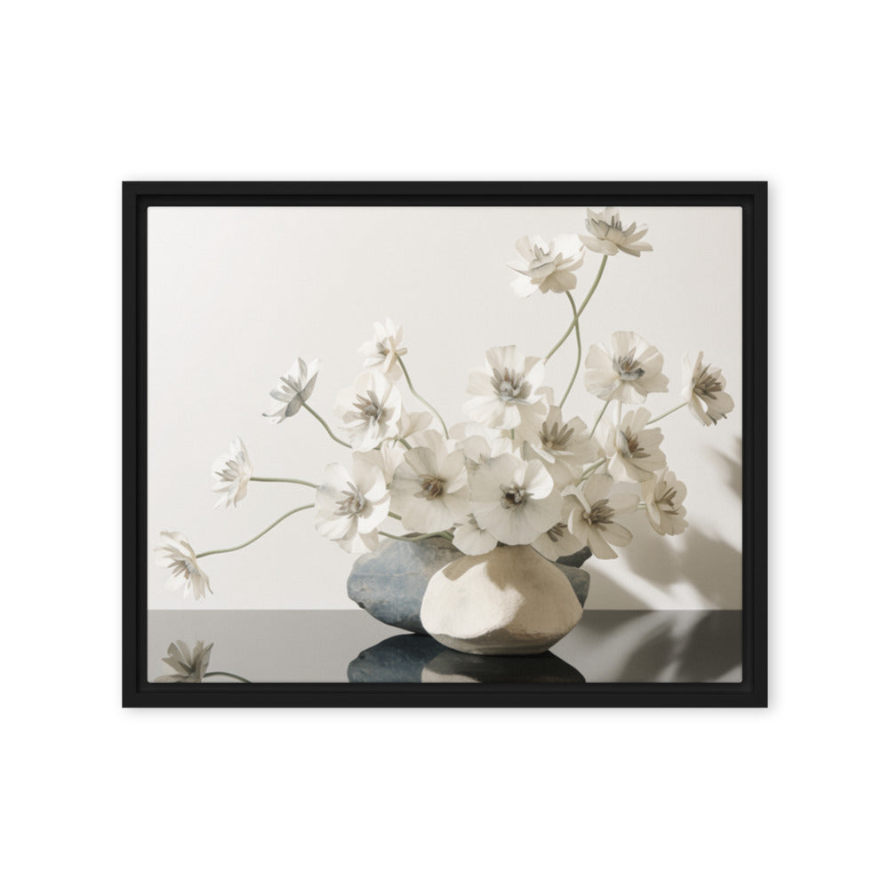 ALDER — Framed Canvas, Black, 16×20