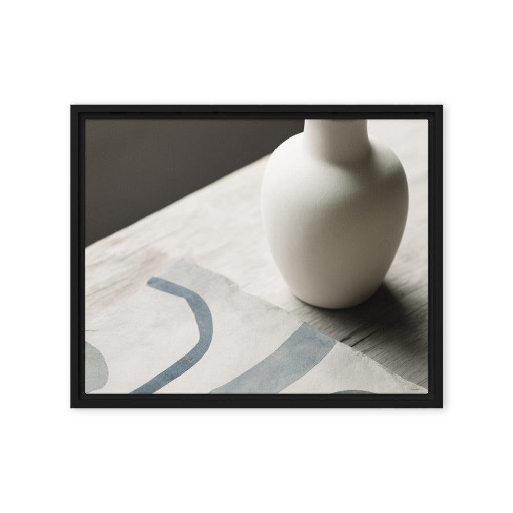 VESSEL — Framed Canvas, Black, 16×20
