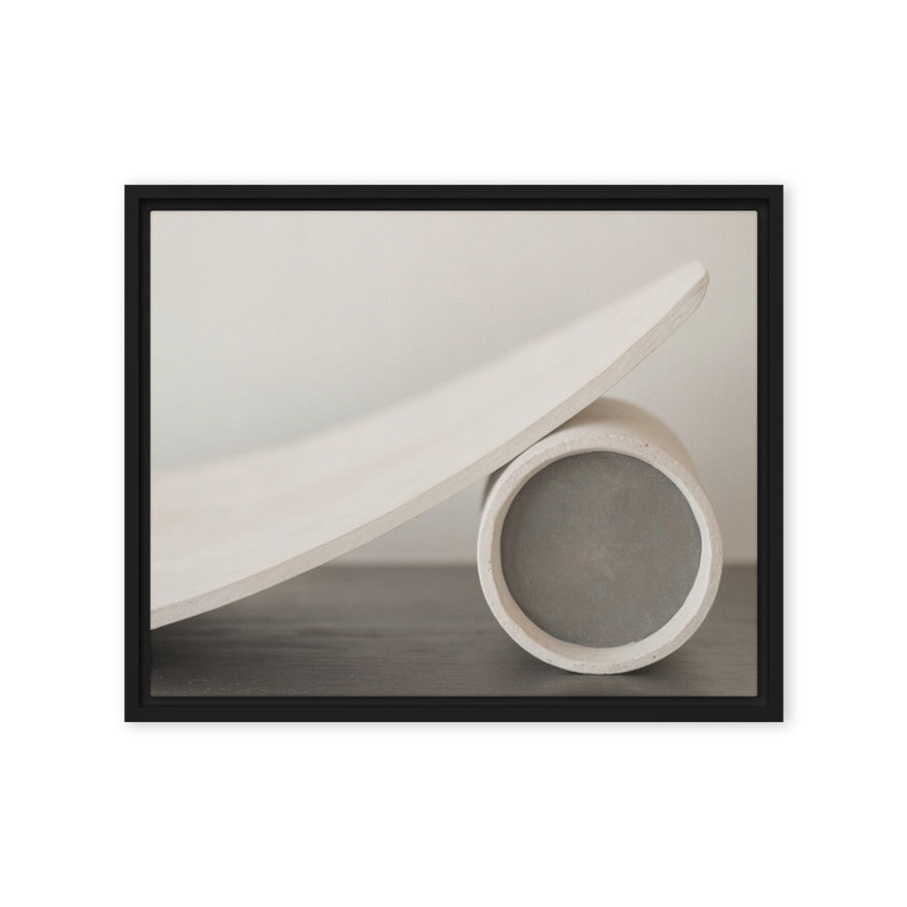 CAMFER — Framed Canvas, Black, 16×20