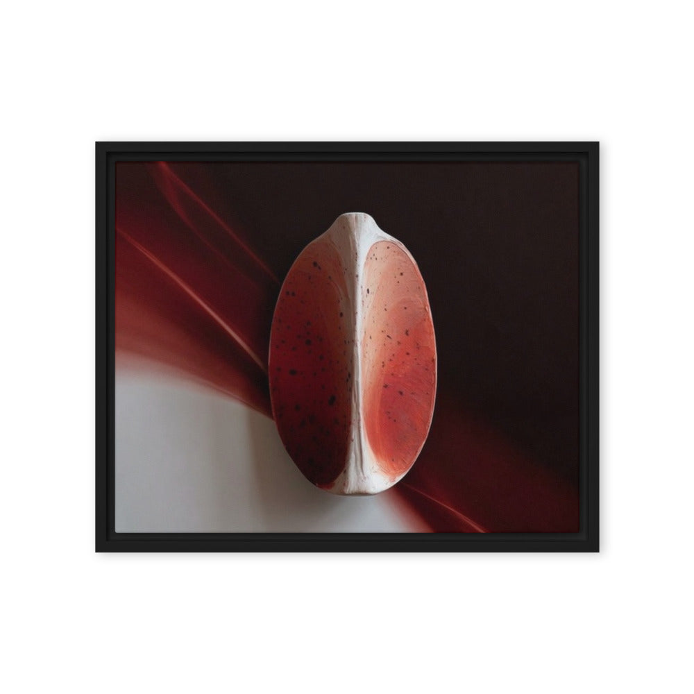 AMPHORA — Framed Canvas, Black, 16×20