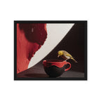 CORK — Framed Canvas, Black, 16×20