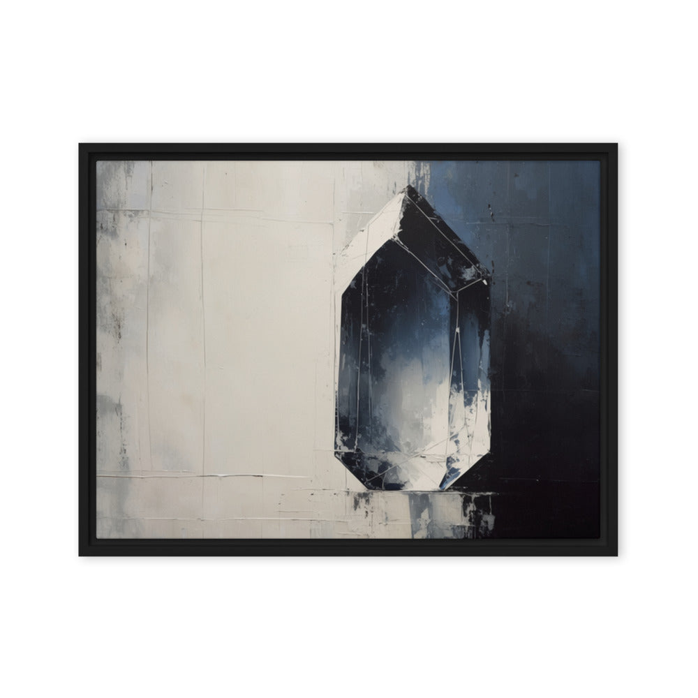 CHIP — Framed Canvas, Black, 18×24