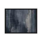 ETCH VI — Framed Canvas, Black, 18×24