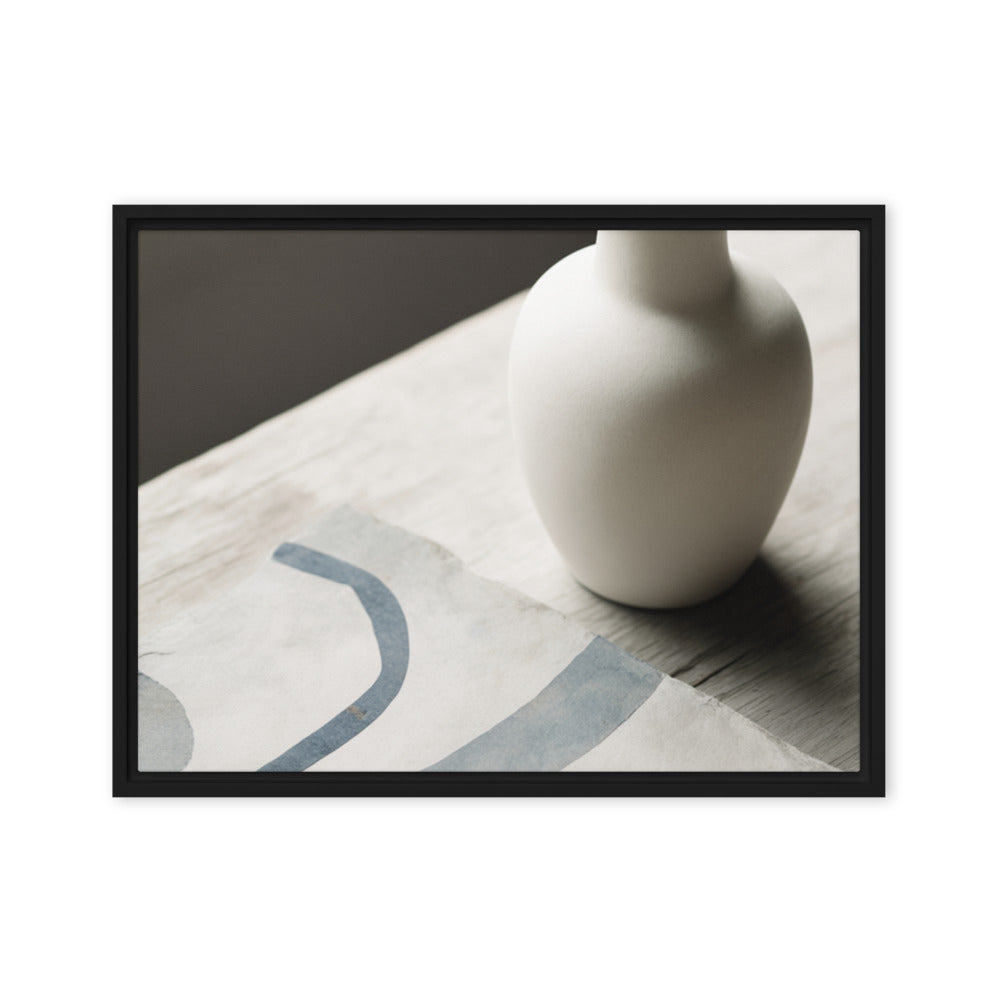 VESSEL — Framed Canvas, Black, 18×24