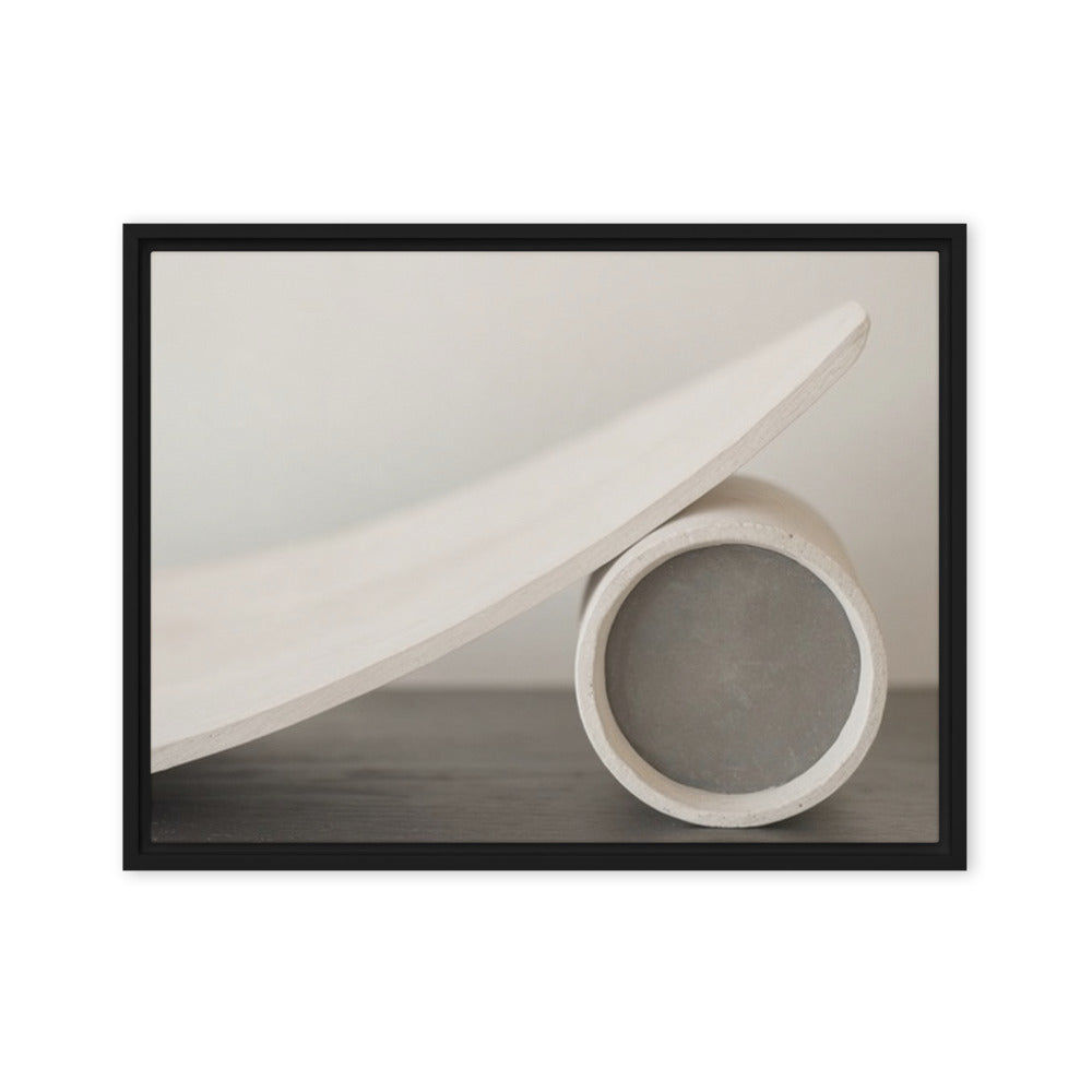 CAMFER — Framed Canvas, Black, 18×24