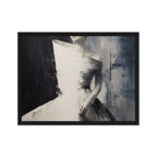 FIGURE — Framed Canvas, Black, 18×24