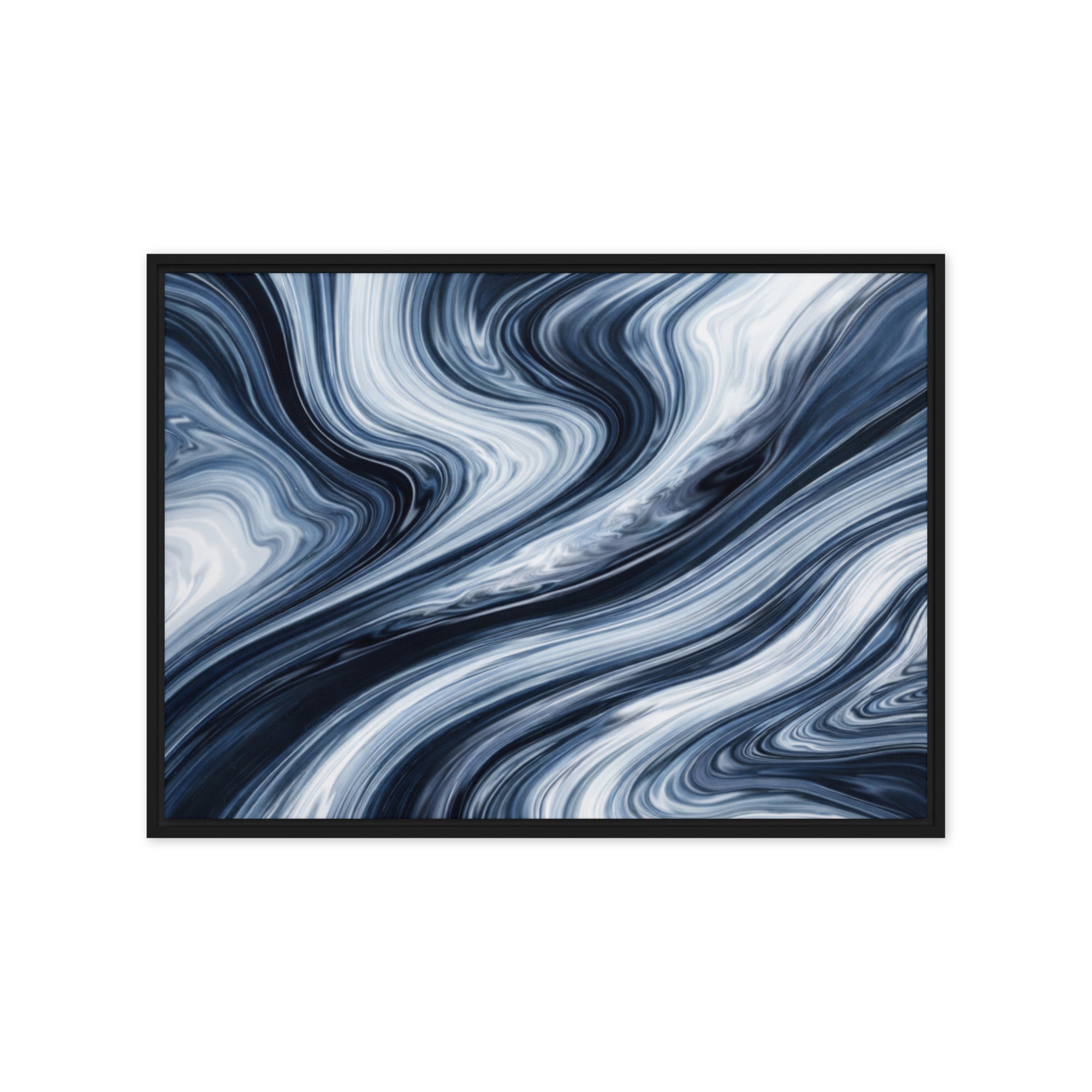 Vision framed canvas print product image in brown frame, 24 x 36 inch statement piece