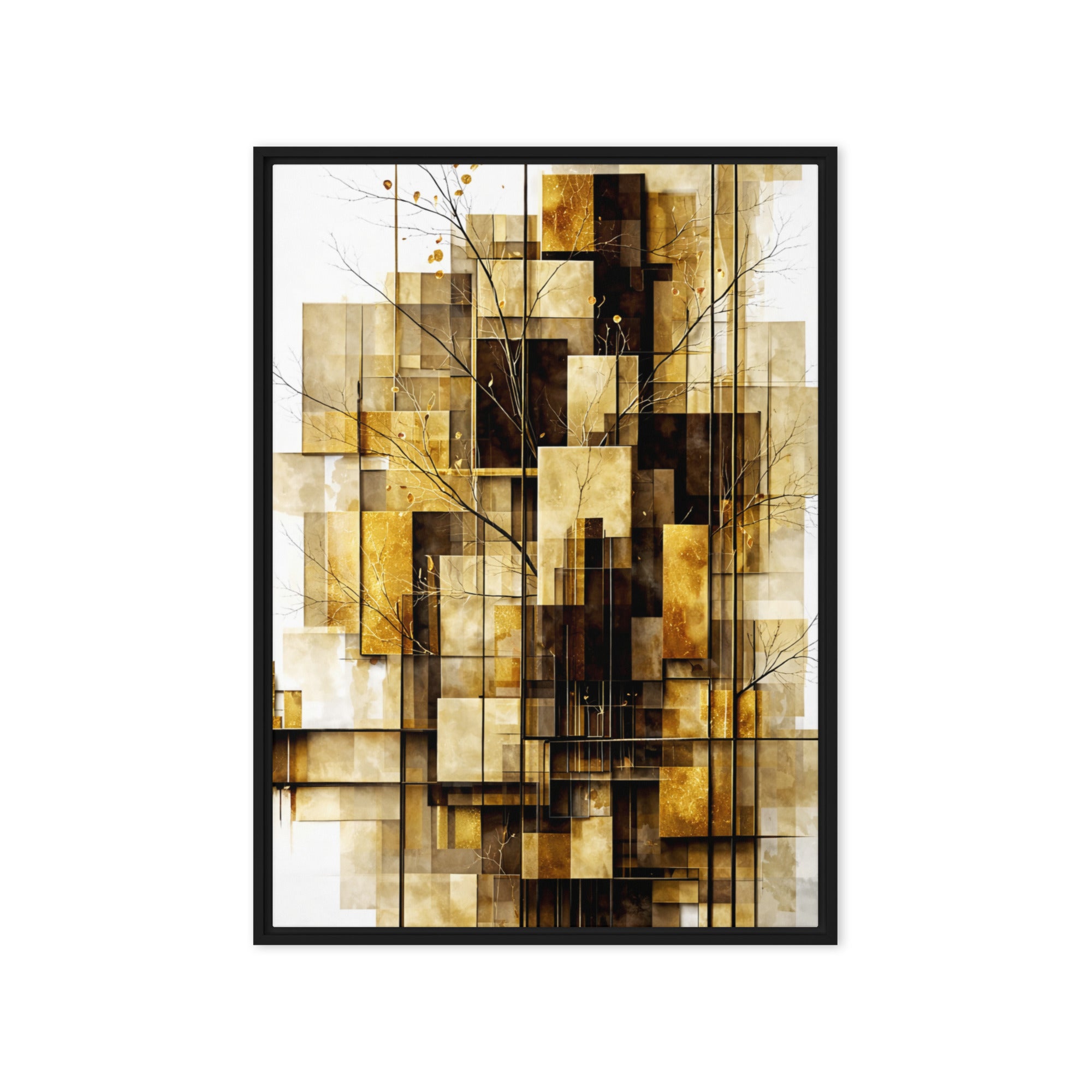 Altin framed canvas print image for product listing in brown frame, 24 x 32 inch large size