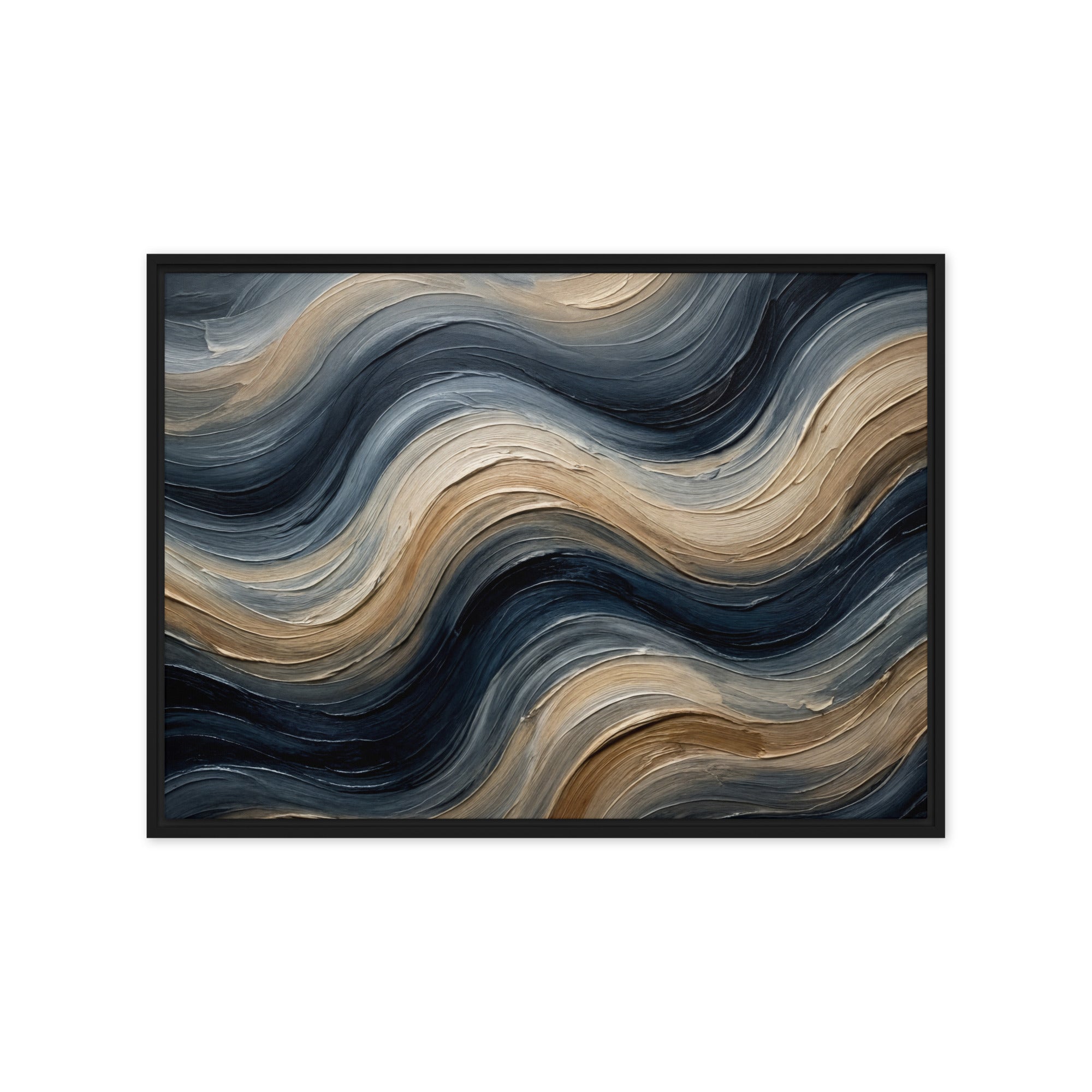 Conform framed canvas print with product details shown in white frame, 9 x 12 inch universal size