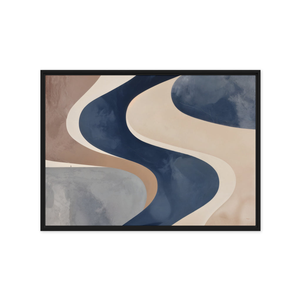 "Current" | Framed Canvas