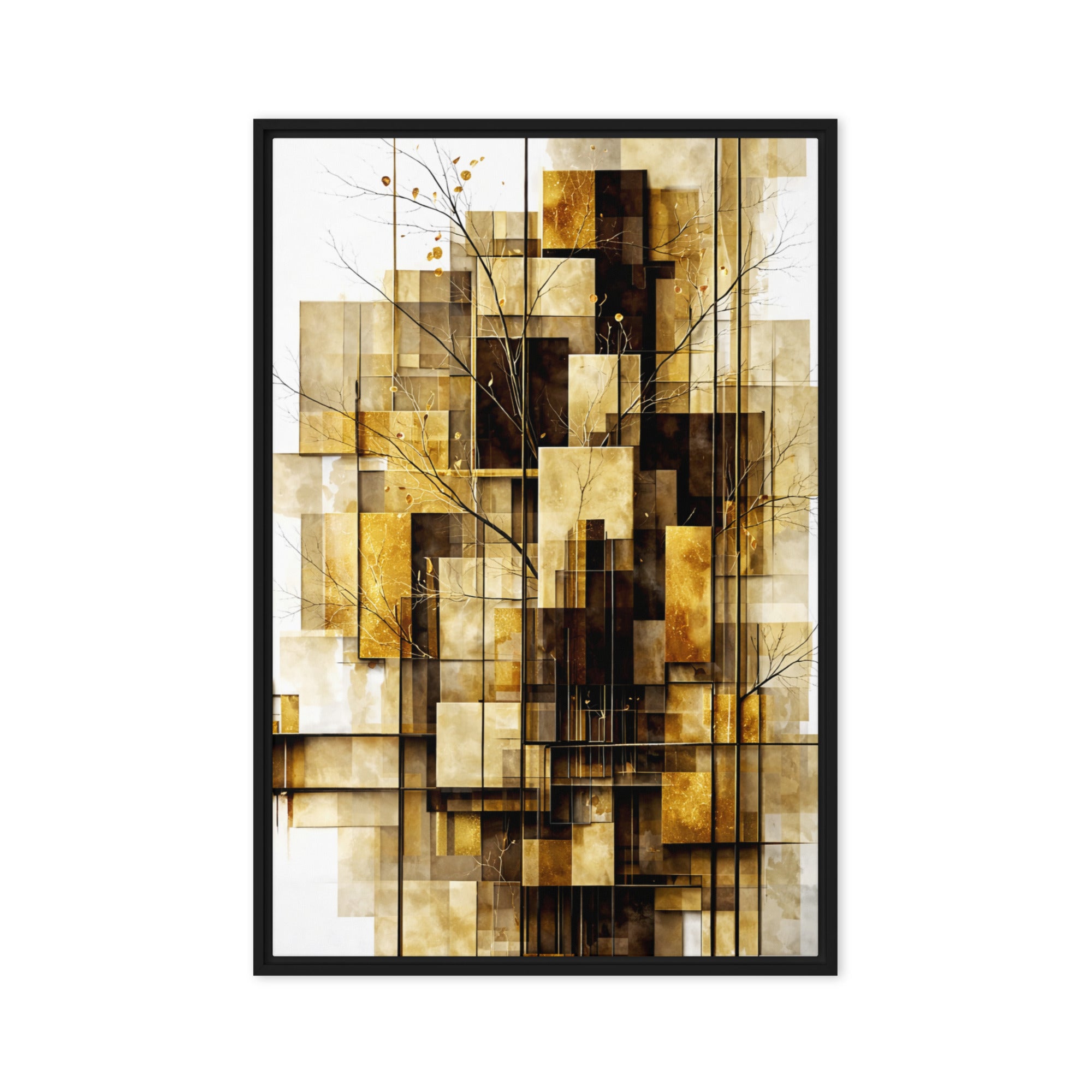 Altin framed canvas print product image in white frame, 12 x 18 inch universal size