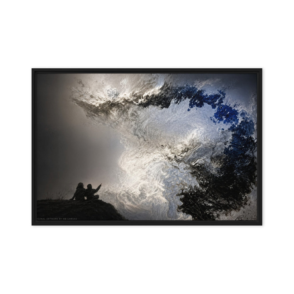 "Wonder" | Framed Canvas
