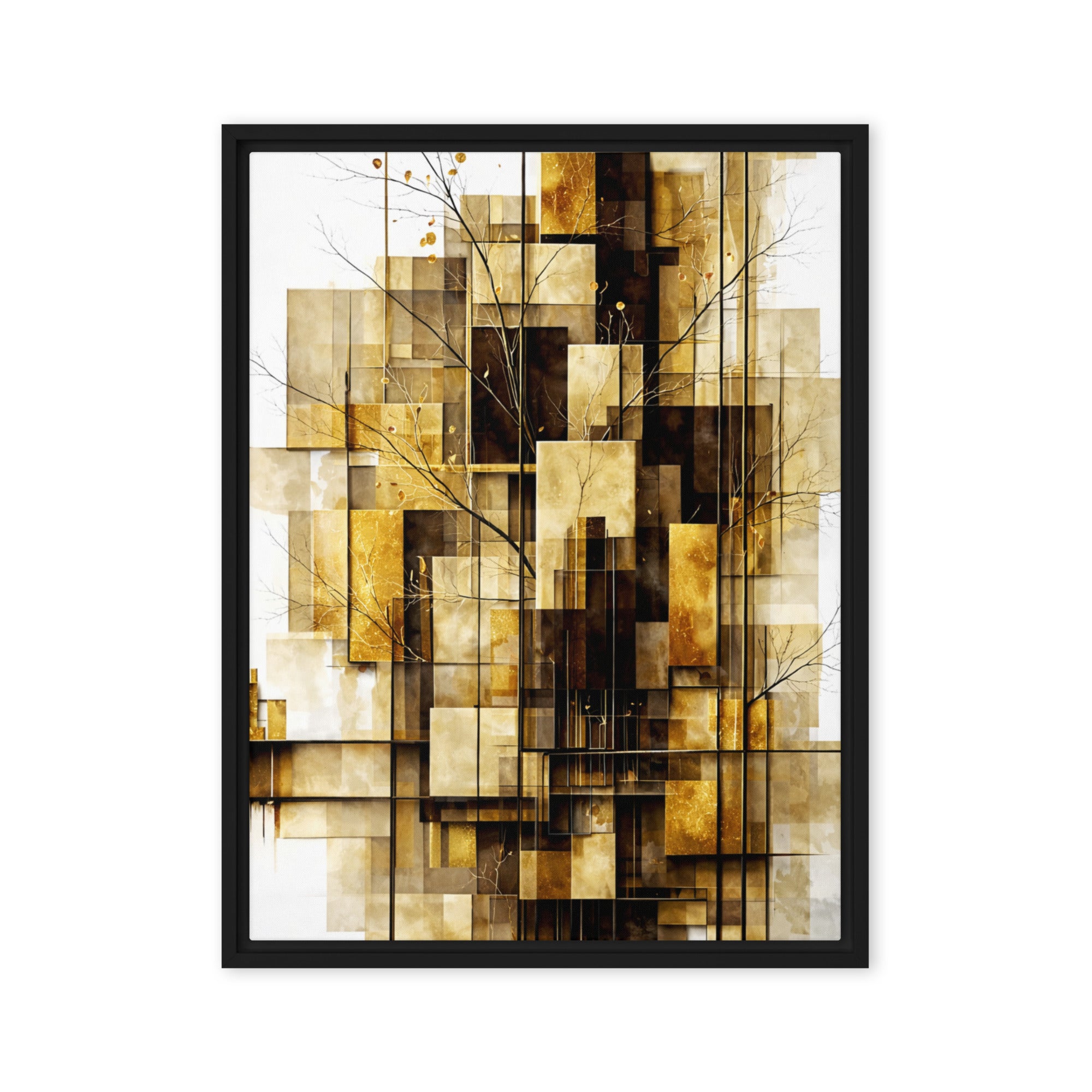 Altin framed canvas print front-facing product image in white frame, 18 x 24 inch large size