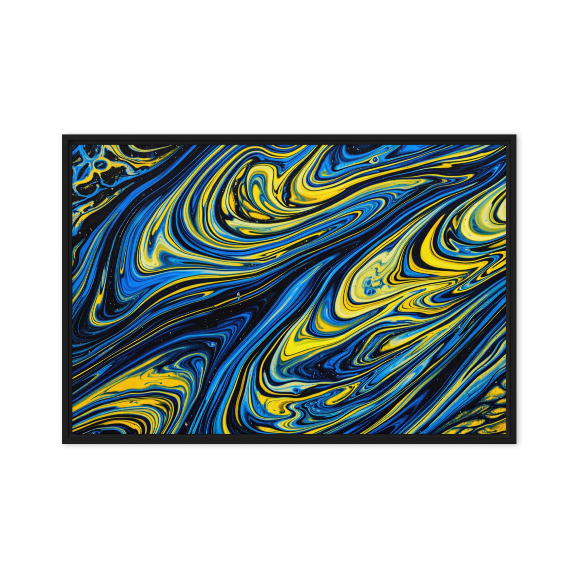 Coral framed canvas print image for product listing in white frame, 20 x 30 inch large size