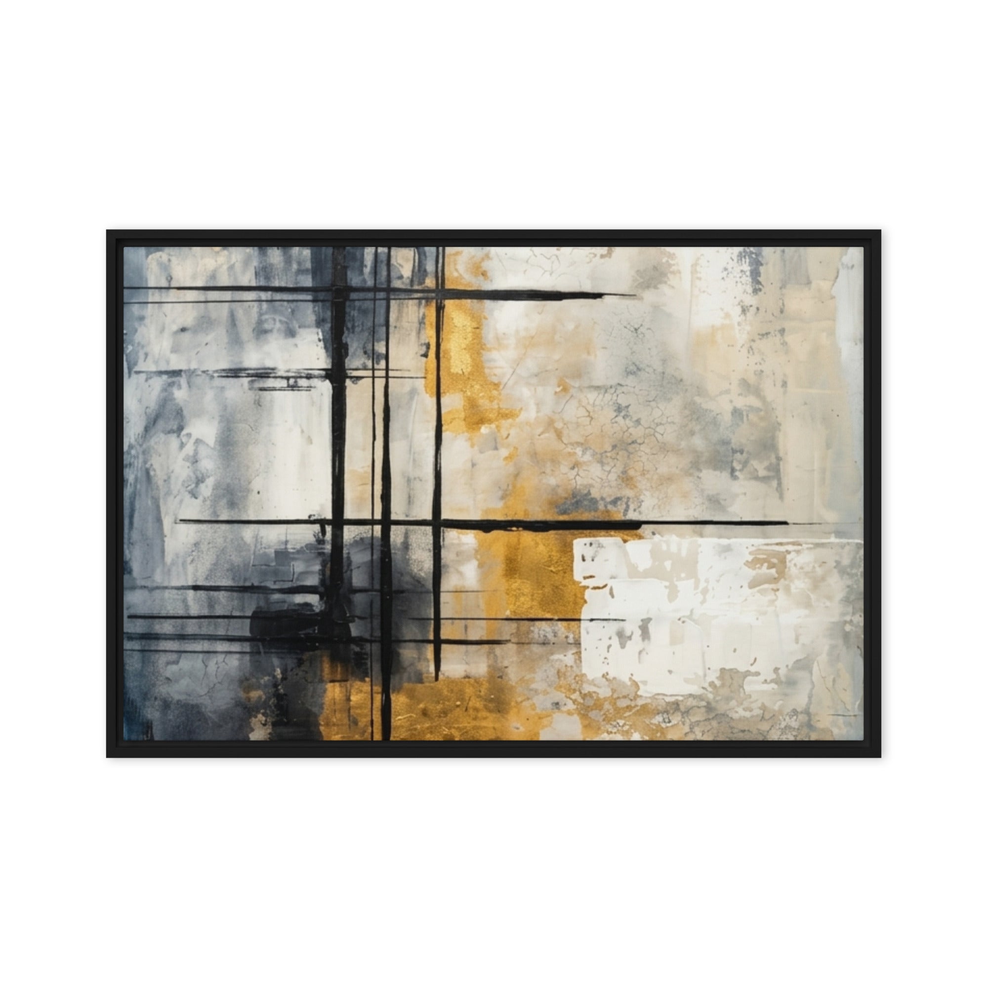 Elite framed canvas print wall display image in white frame, 20 x 30 inch large size