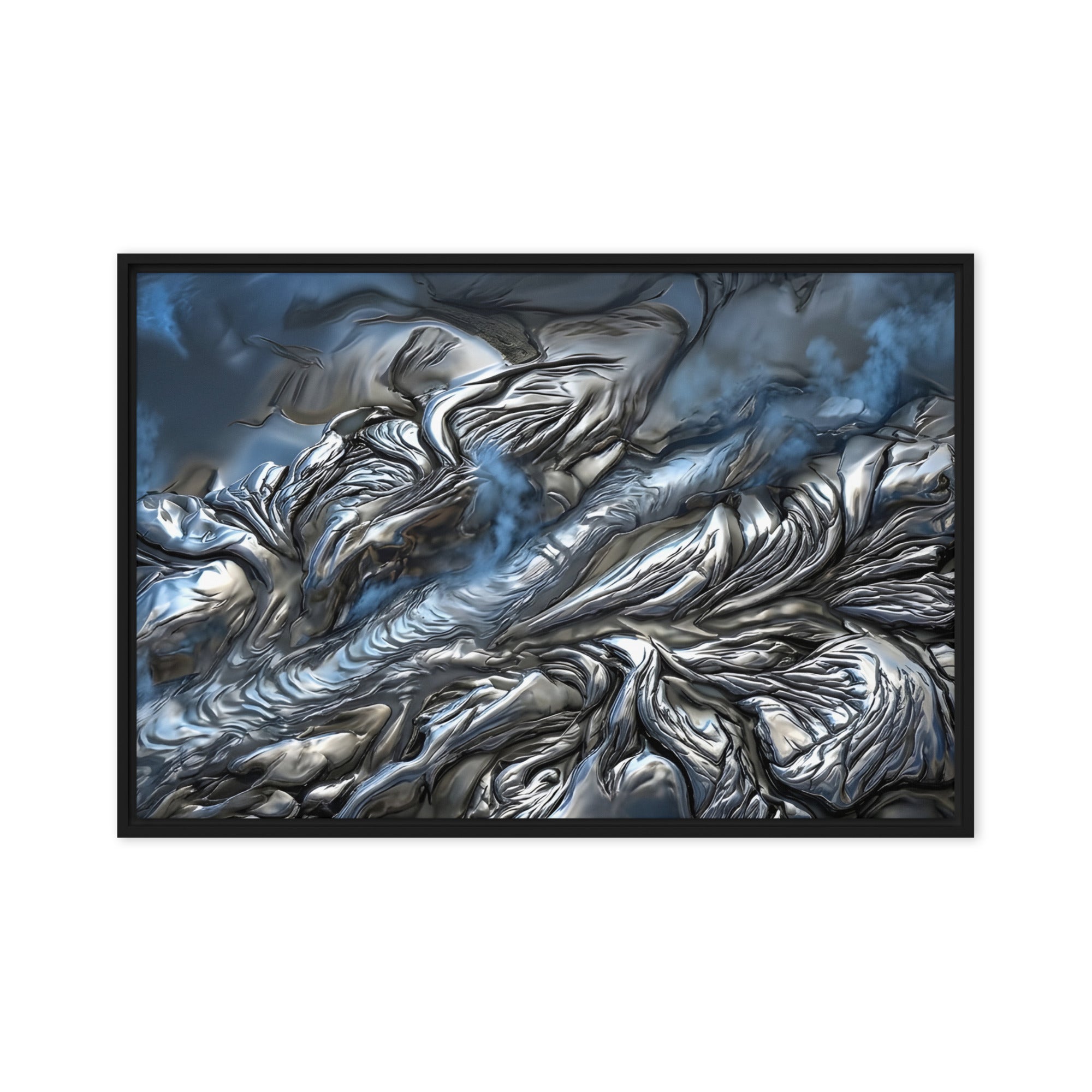 Andesite framed canvas print image for product listing in white frame, 20 x 30 inch large size