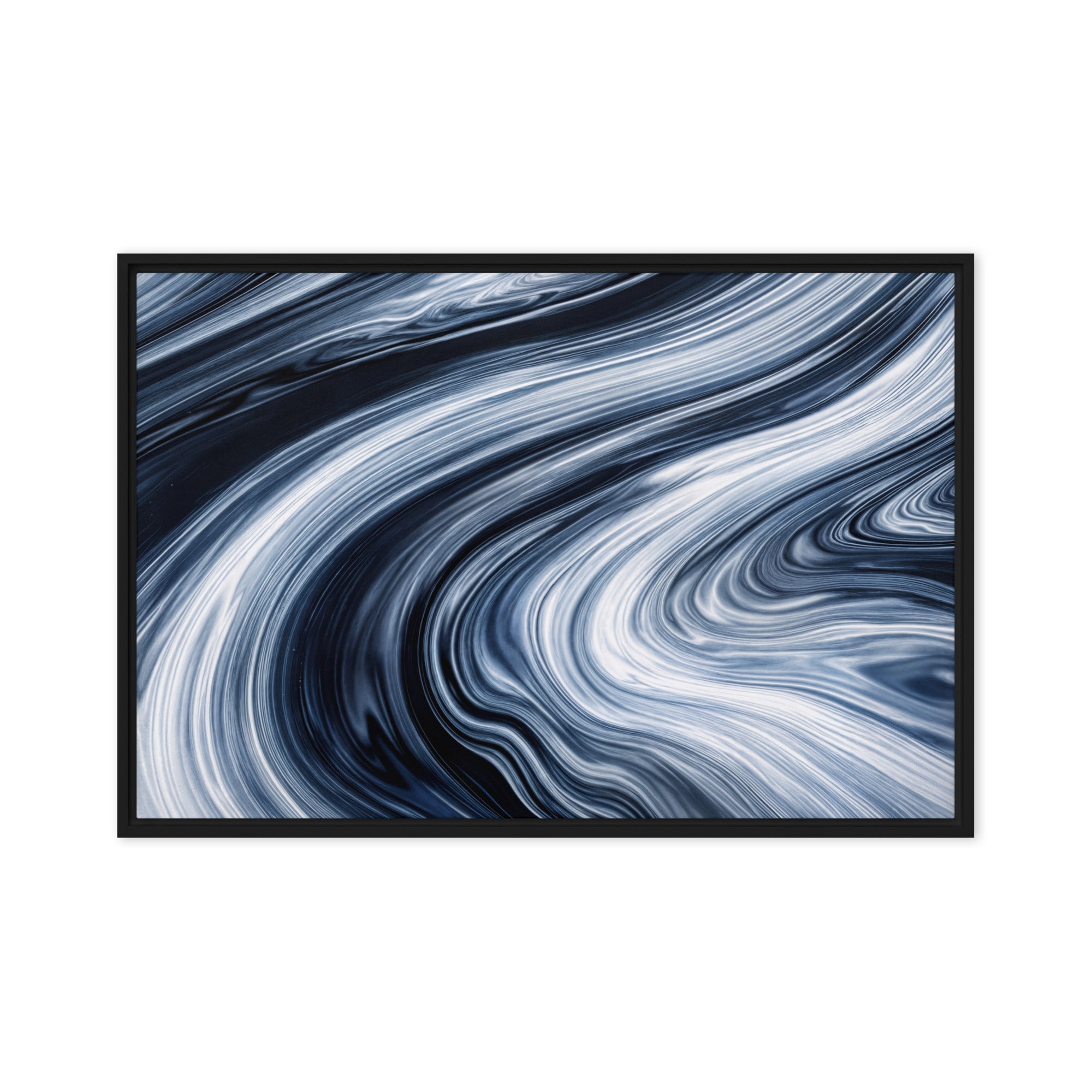 Vortex framed canvas print image for product listing in white frame, 20 x 30 inch large size