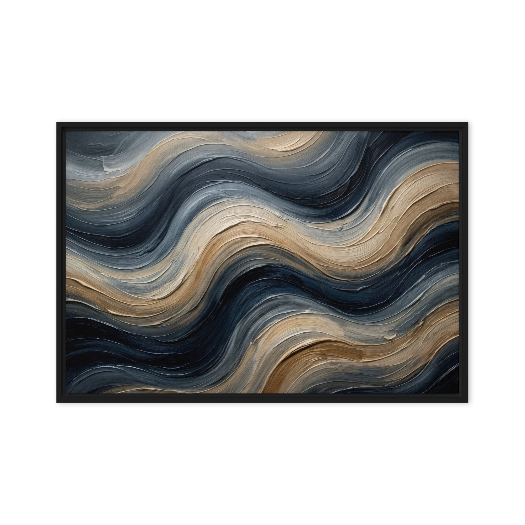 Conform framed canvas print image for product listing in white frame, 20 x 30 inch large size