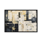 Printful official Framed Canvas mockup - Black / 24″×36″