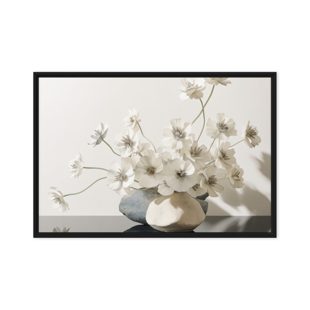ALDER — Framed Canvas, Black, 24×36