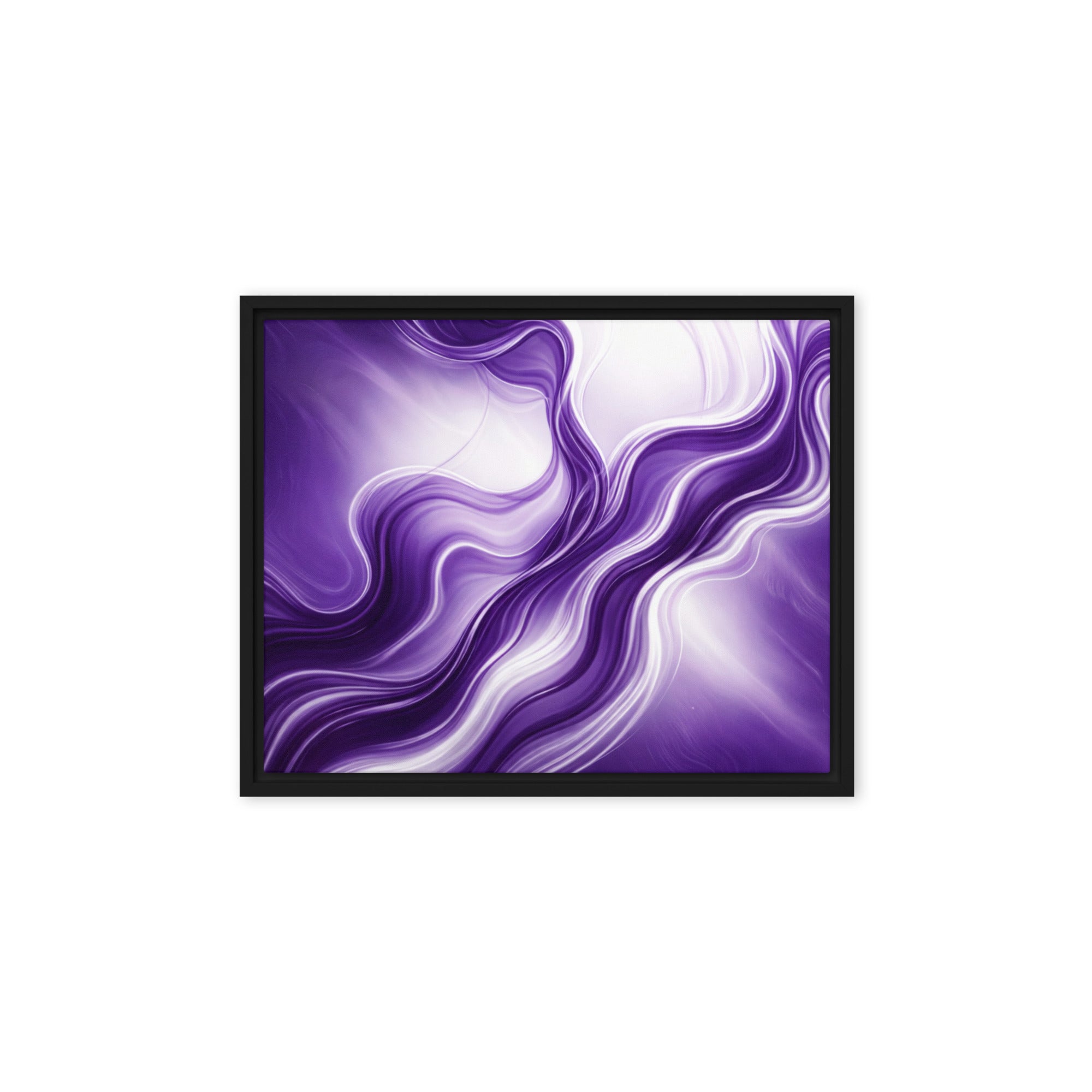 Silk framed canvas print front-facing product image in black frame, 11 x 14 inch universal size