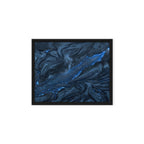 Vent framed canvas print front-facing product image in black frame, 11 x 14 inch universal size