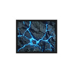 Vesicle framed canvas print front-facing product image in black frame, 11 x 14 inch universal size