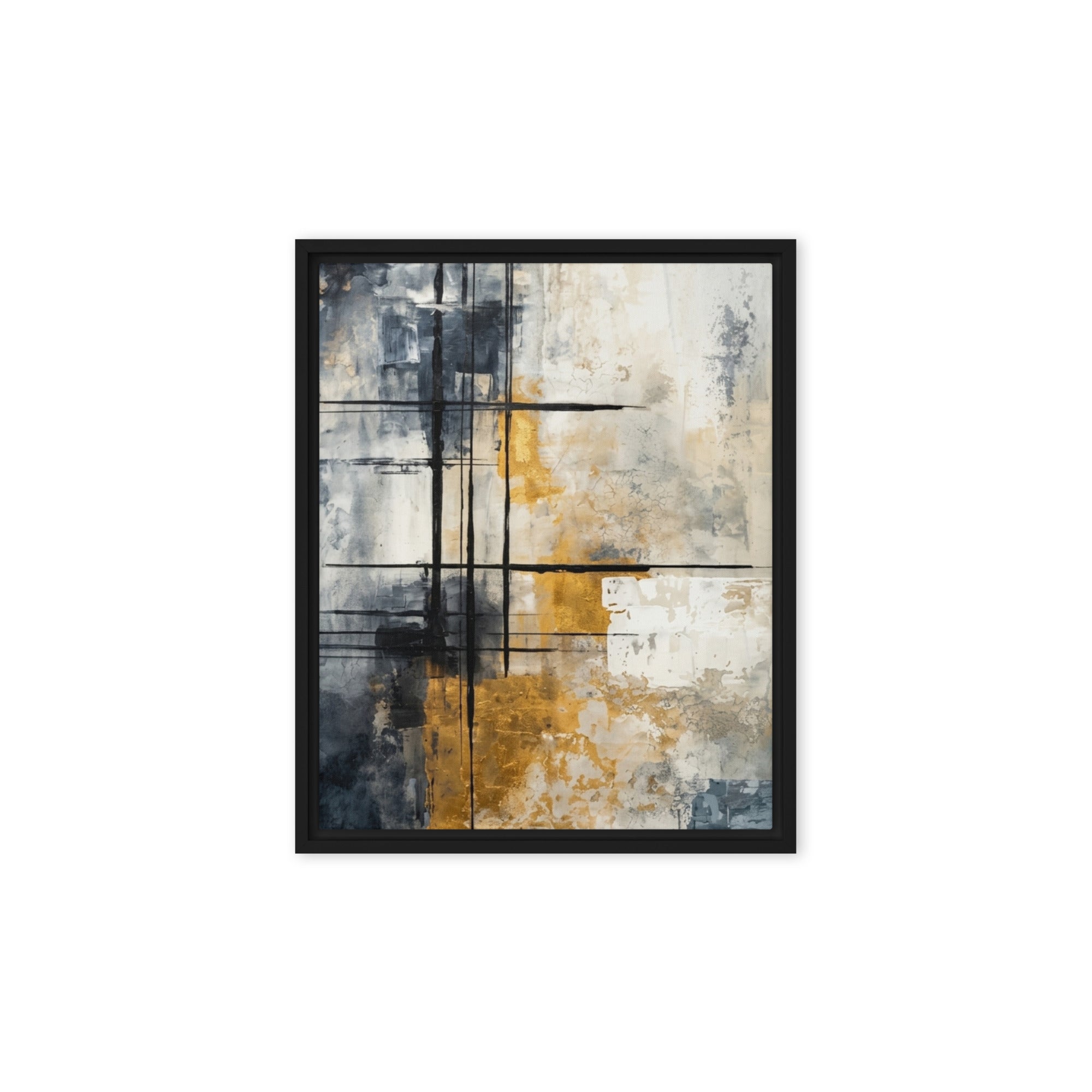 Elitist wall art product image as a framed canvas print in black frame, 9 x 12 inch universal size