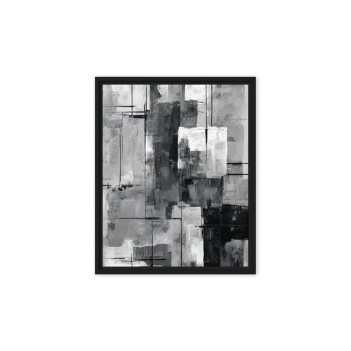 Align wall art product image as a framed canvas print in black frame, 9 x 12 inch universal size