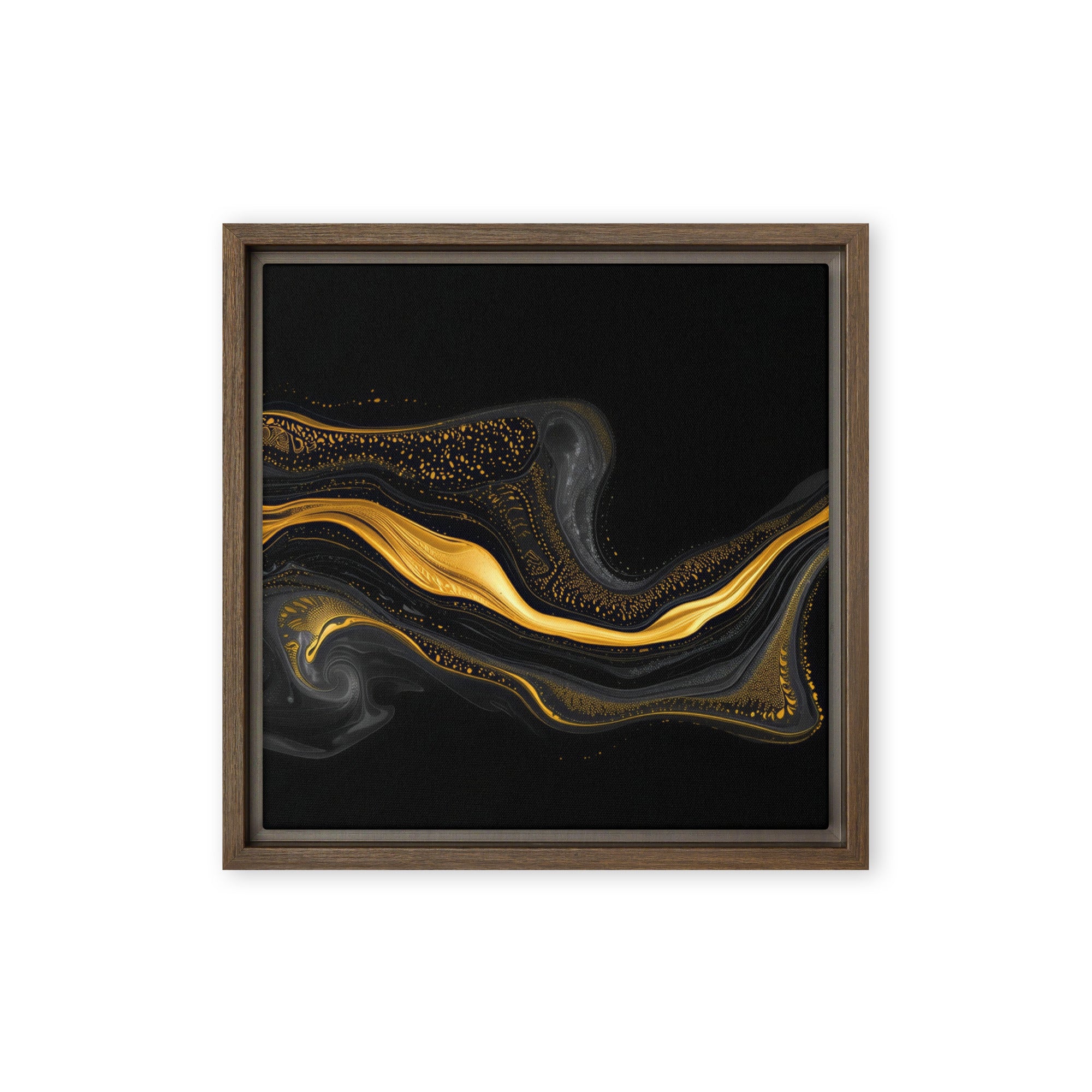 Filon framed canvas print shown in front view in black frame, 20 x 30 inch large size