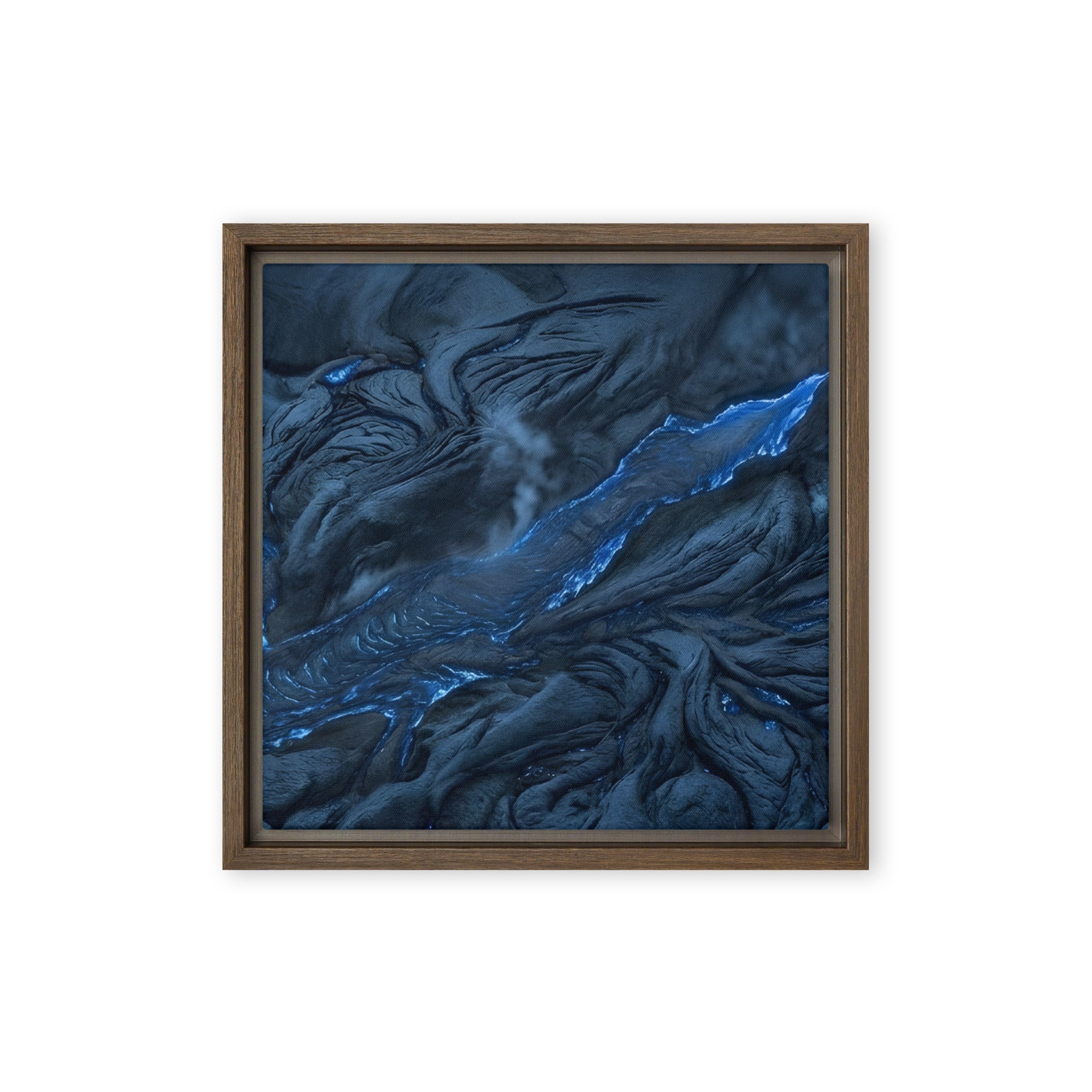 Vent framed canvas print front-facing product image in black frame, 24 x 36 inch statement piece