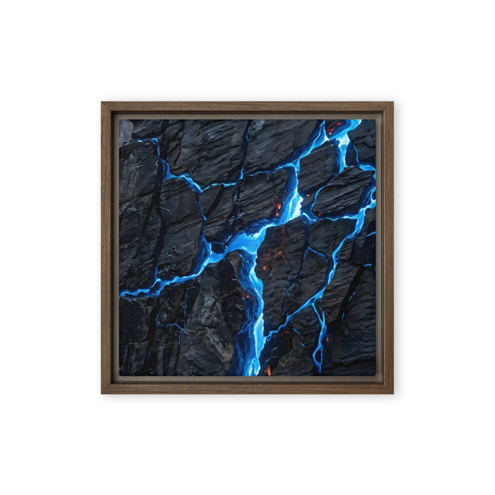 Xenolith framed canvas print front-facing product image in black frame, 24 x 36 inch statement piece